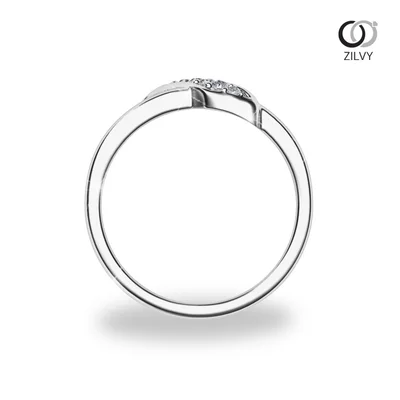 แหวนเพชรผู้หญิง รุ่น GR1289 - มุมหน้า