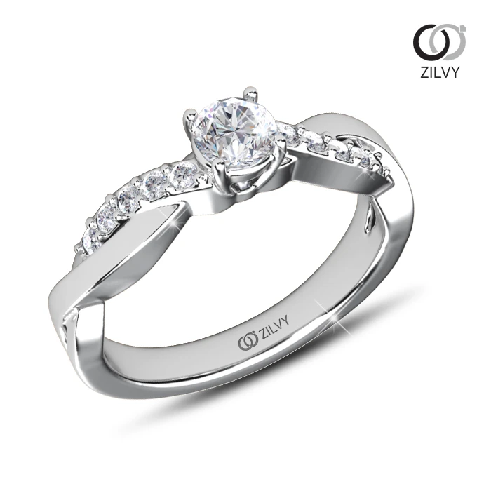 แหวนเพชร Wren Twist