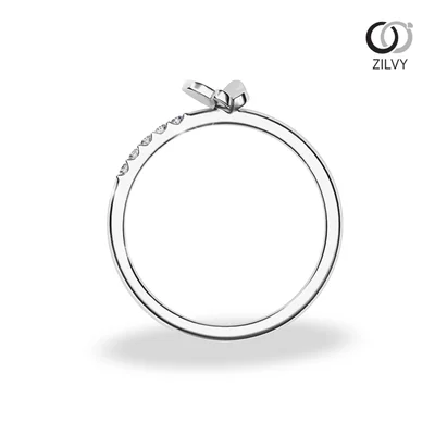 แหวนเพชรผู้หญิง รุ่น GR1305 - มุมหน้า