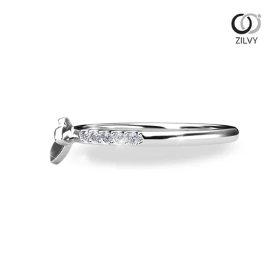 แหวนเพชรผู้หญิง รุ่น GR1305 - มุมข้าง