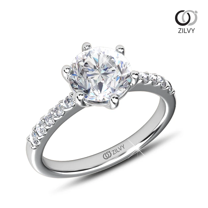 แหวนเพชร Valentina Pavé