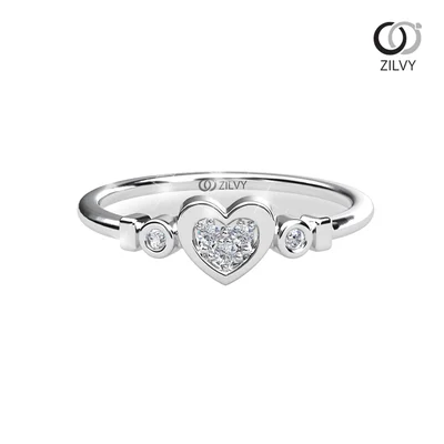 แหวนเพชรผู้หญิง รุ่น GR1326 - มุมบน