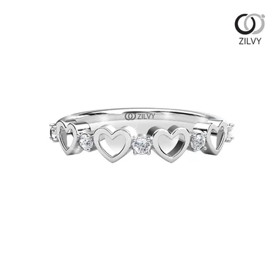 แหวนเพชรผู้หญิง รุ่น GR1334 - มุมบน