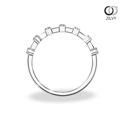 แหวนเพชรผู้หญิง รุ่น GR1335 - มุมหน้า