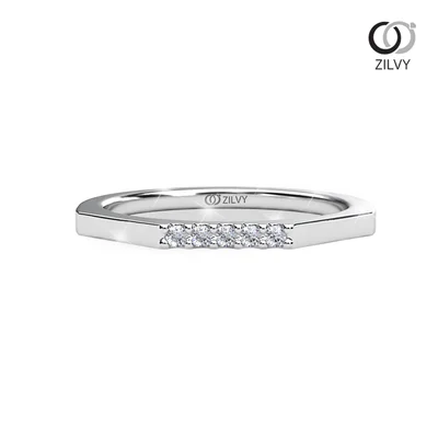 แหวนเพชรผู้หญิง รุ่น GR1337 - มุมบน