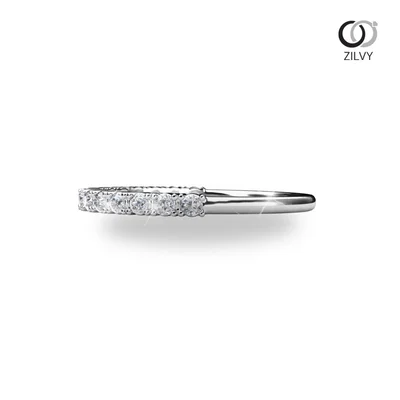 แหวนเพชรผู้หญิง รุ่น GR1342 - มุมข้าง