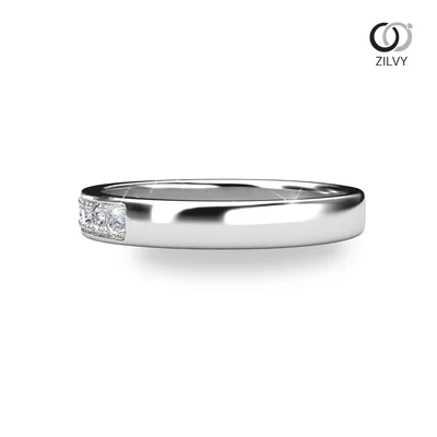 แหวนเพชรผู้หญิง รุ่น GR1349 - มุมข้าง