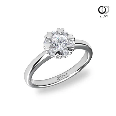 แหวนเพชรผู้หญิง รุ่น GR1350 - มุมเปอร์สเปกทีฟ