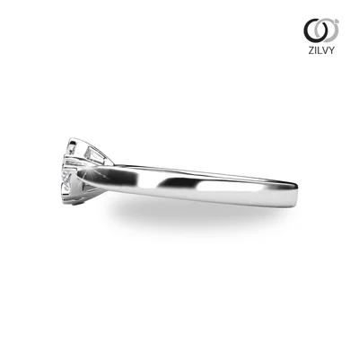 แหวนเพชรผู้หญิง รุ่น GR1352 - มุมข้าง