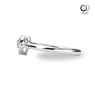 แหวนเพชรผู้หญิง รุ่น GR1354 - มุมข้าง