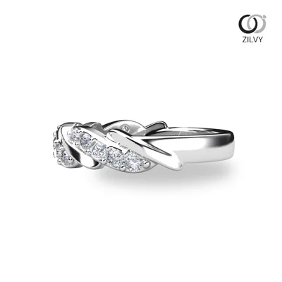 แหวนเพชรผู้หญิง รุ่น GR1356 - มุมข้าง