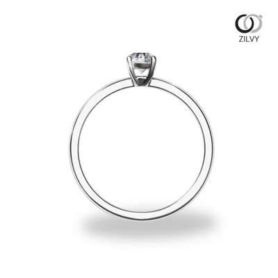 แหวนเพชรผู้หญิง รุ่น GR1357 - มุมบน