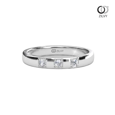 แหวนเพชรผู้หญิง รุ่น GR1359 - มุมหน้า