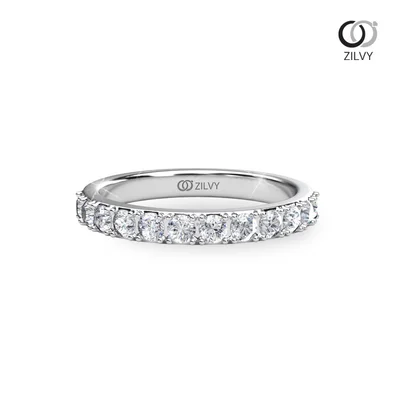 แหวนเพชรผู้หญิง รุ่น GR1360 - มุมหน้า