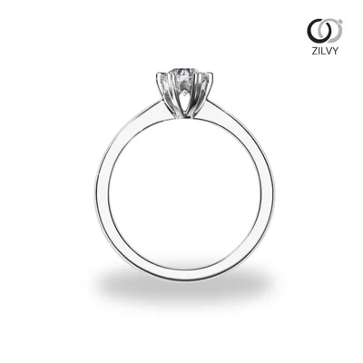 แหวนเพชรผู้หญิง รุ่น GR1361 - มุมบน