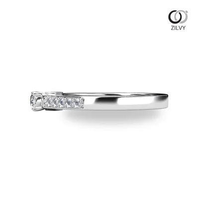 แหวนเพชรผู้หญิง รุ่น GR1363 - มุมข้าง