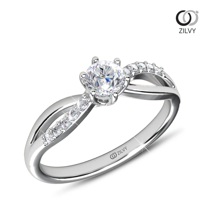 แหวนเพชร Perla Twist