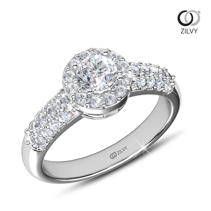 แหวนเพชร Selene Aura