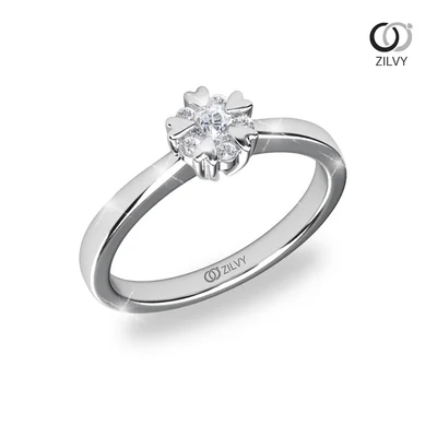 แหวนเพชรผู้หญิง รุ่น GR1375 - มุมเปอร์สเปกทีฟ