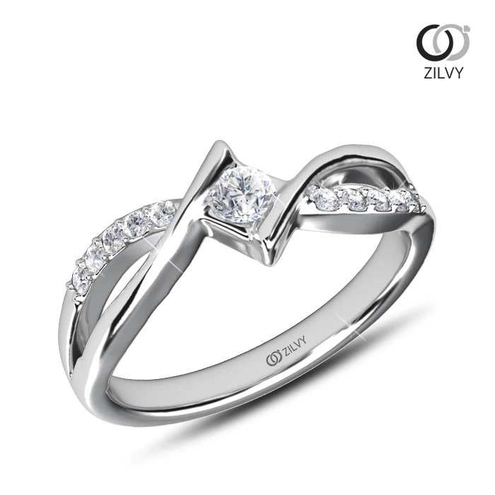 แหวนเพชร Giselle Twist