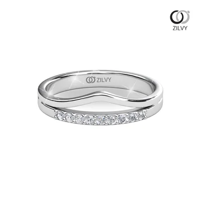 แหวนเพชรผู้หญิง รุ่น GR1405 - มุมบน