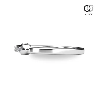 แหวนเพชรผู้หญิง รุ่น GR1407 - มุมข้าง