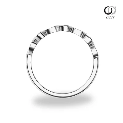 แหวนเพชรผู้หญิง รุ่น GR1409 - มุมหน้า