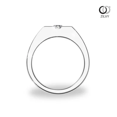 แหวนเพชรผู้หญิง รุ่น GR1414 - มุมบน