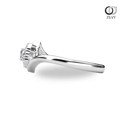 แหวนเพชรผู้หญิง รุ่น GR1415 - มุมข้าง