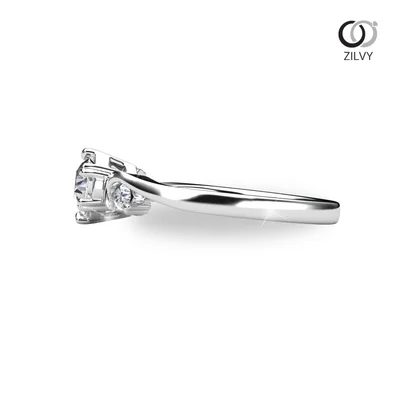 แหวนเพชรผู้หญิง รุ่น GR1421 - มุมข้าง