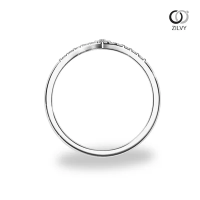 แหวนเพชรผู้หญิง รุ่น GR1423 - มุมบน