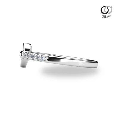 แหวนเพชรผู้หญิง รุ่น GR1425 - มุมข้าง