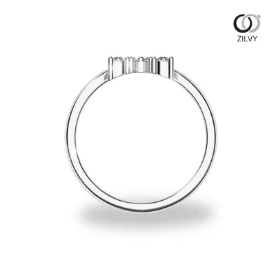 แหวนเพชรผู้หญิง รุ่น GR1430 - มุมบน