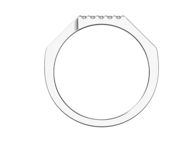 แหวนเพชรผู้หญิง รุ่น GR1432 - มุมหน้า