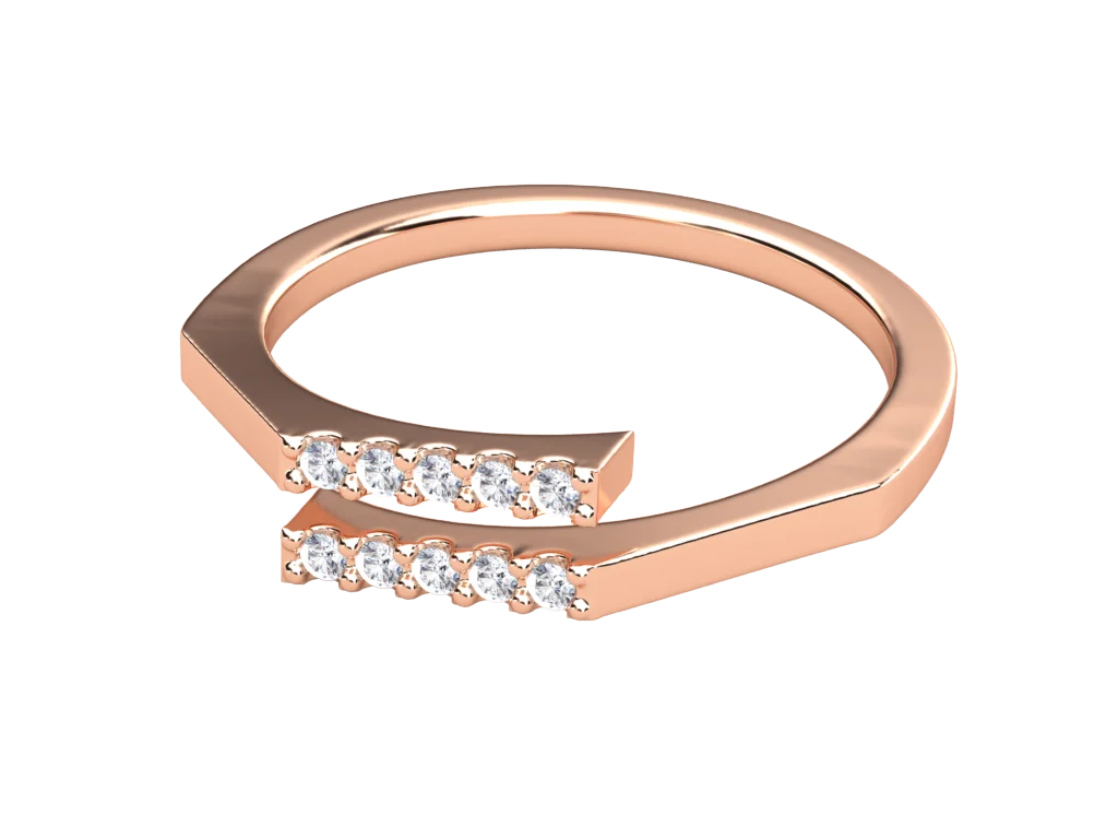 แหวนเพชร Sable Twist