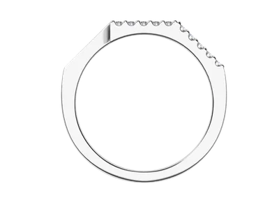 แหวนเพชรผู้หญิง รุ่น GR1433 - มุมหน้า