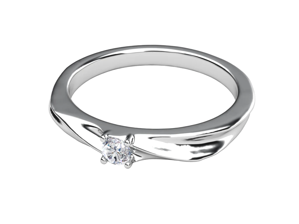 แหวนเพชร Aurora Twist