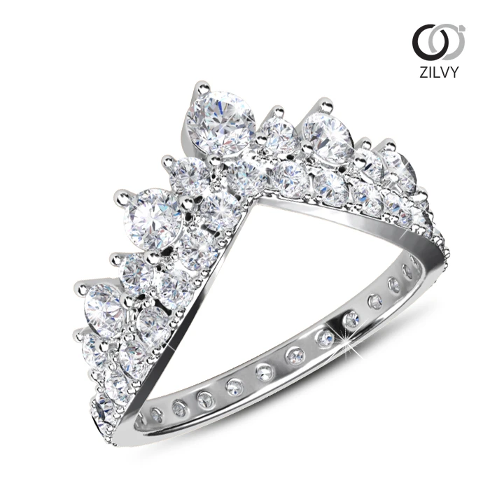 แหวนเพชร Elise Cluster