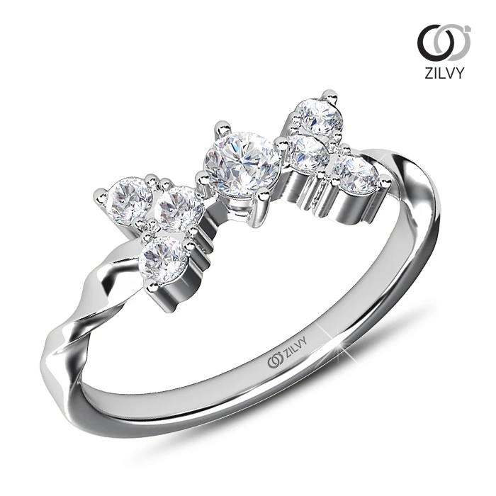 แหวนเพชร Josette Cluster