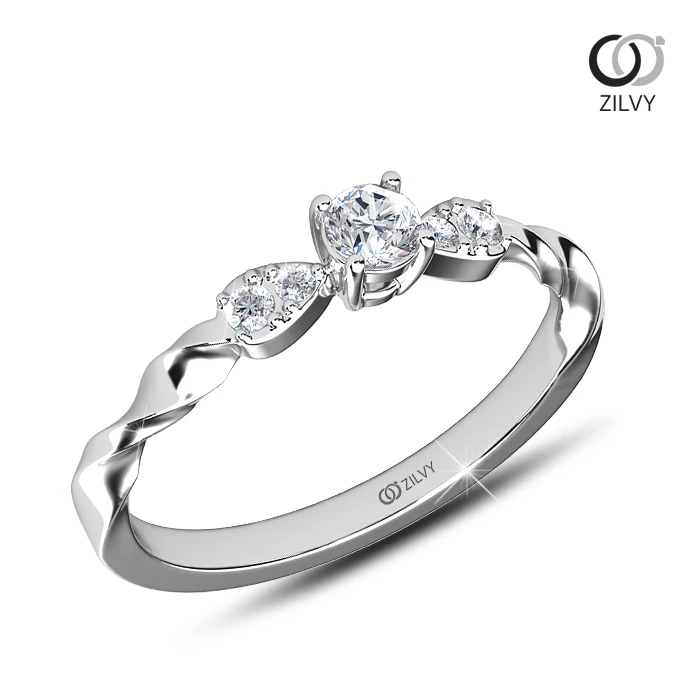 แหวนเพชร Delphine Twist