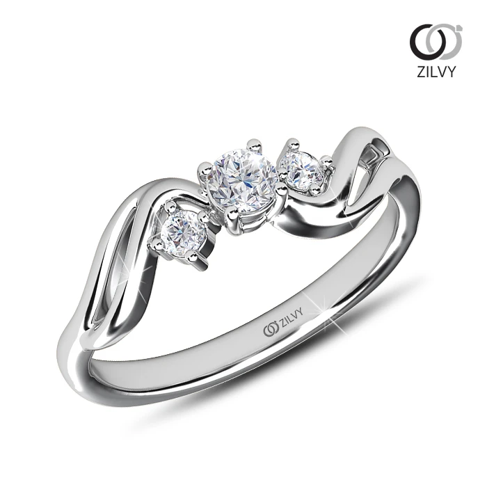 แหวนเพชร Elodie Trinity