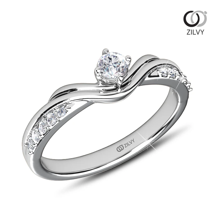 แหวนเพชร Riviera Twist