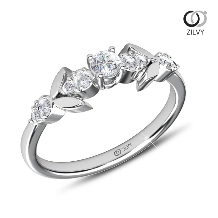 แหวนเพชร Fleur Band