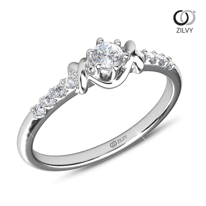 แหวนเพชร Selene Twist