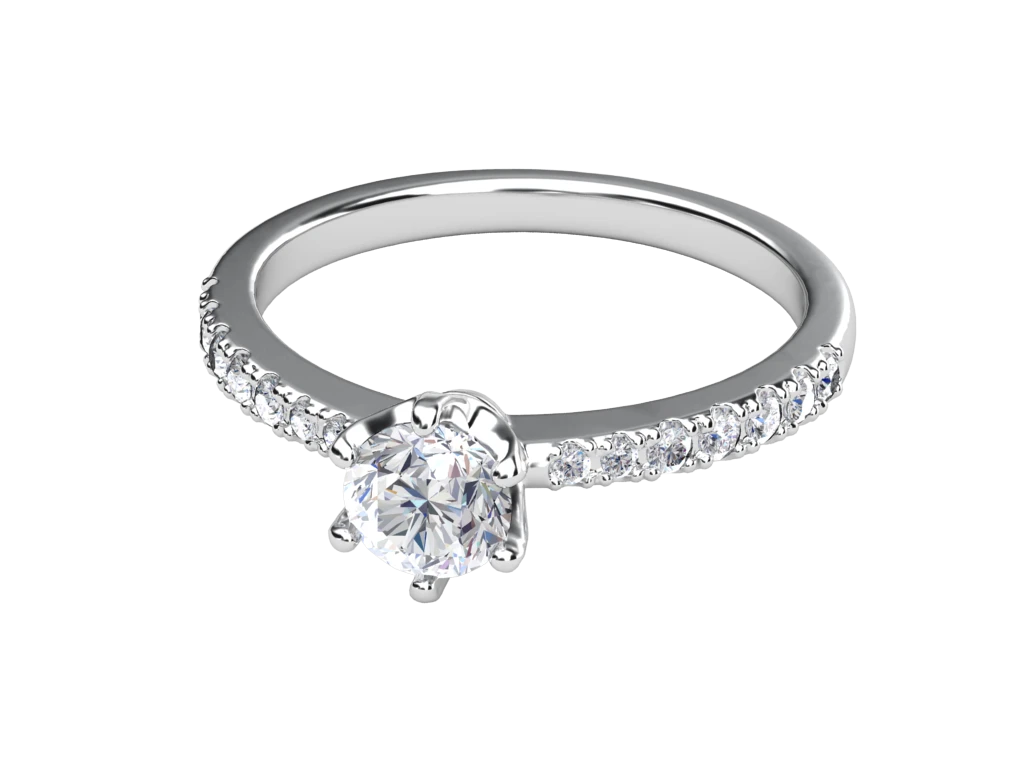 แหวนเพชร Giselle Pavé