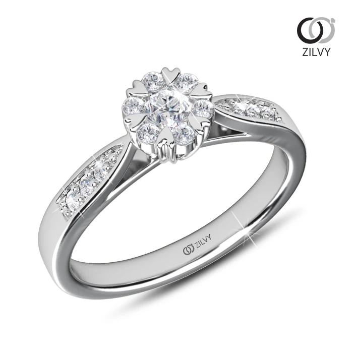 แหวนเพชร Cordelia Cluster