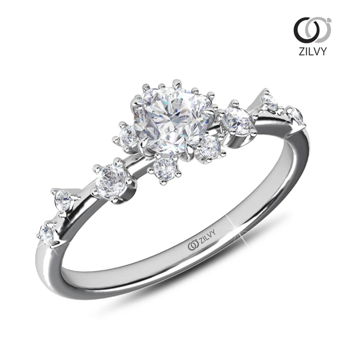 แหวนเพชร Delphine Cluster