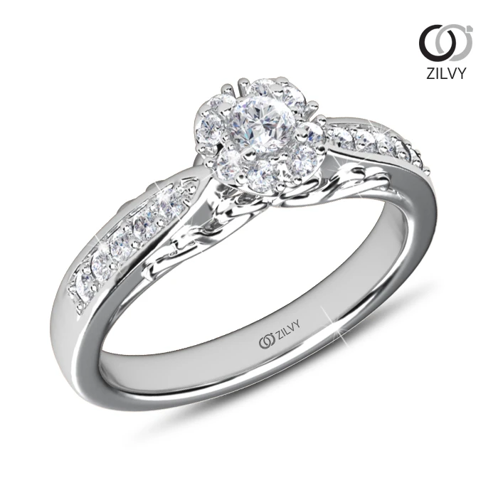 แหวนเพชร Louisa Cluster