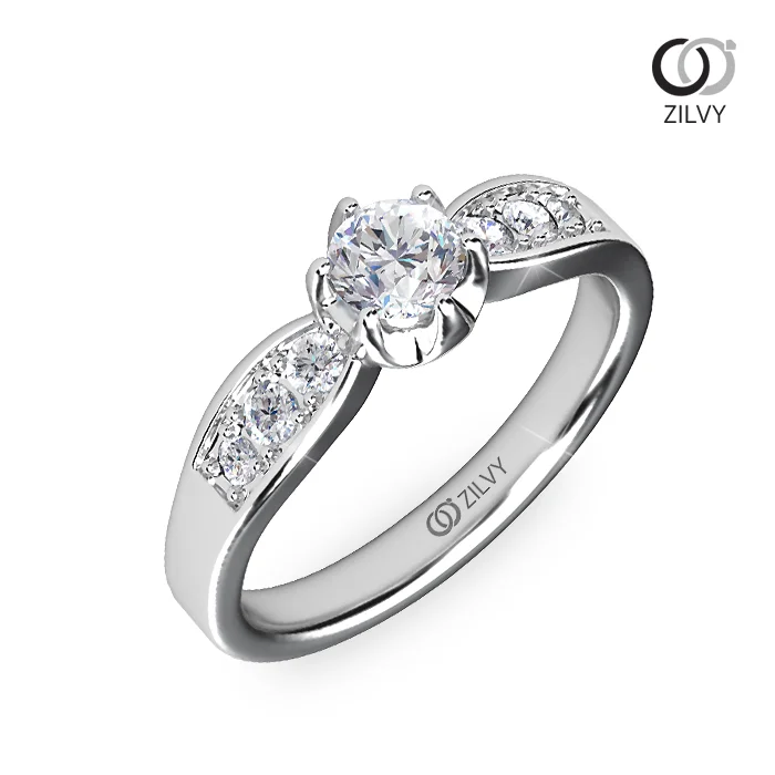 แหวนเพชร Lilac Duo