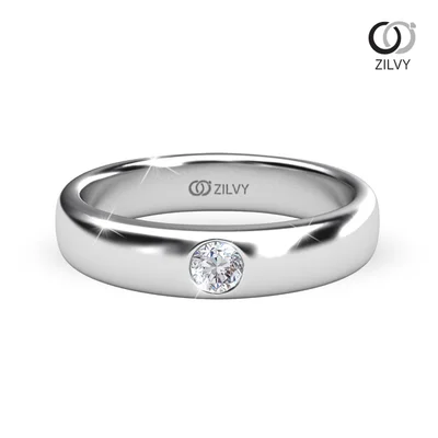 แหวนเพชรผู้หญิง รุ่น GR215 - มุมบน